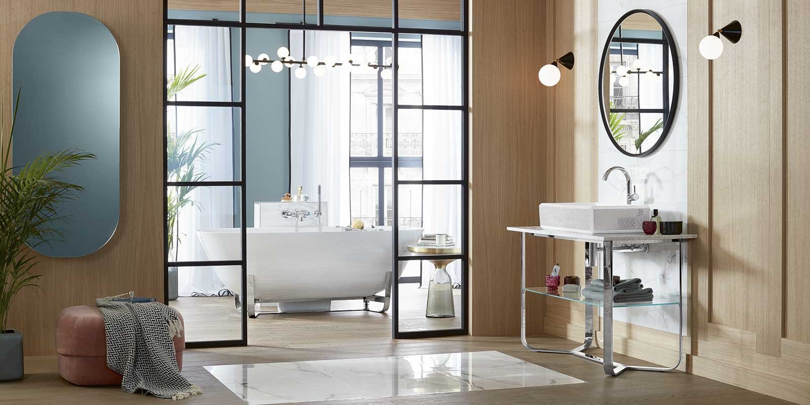 Ein saniertes Badezimmer